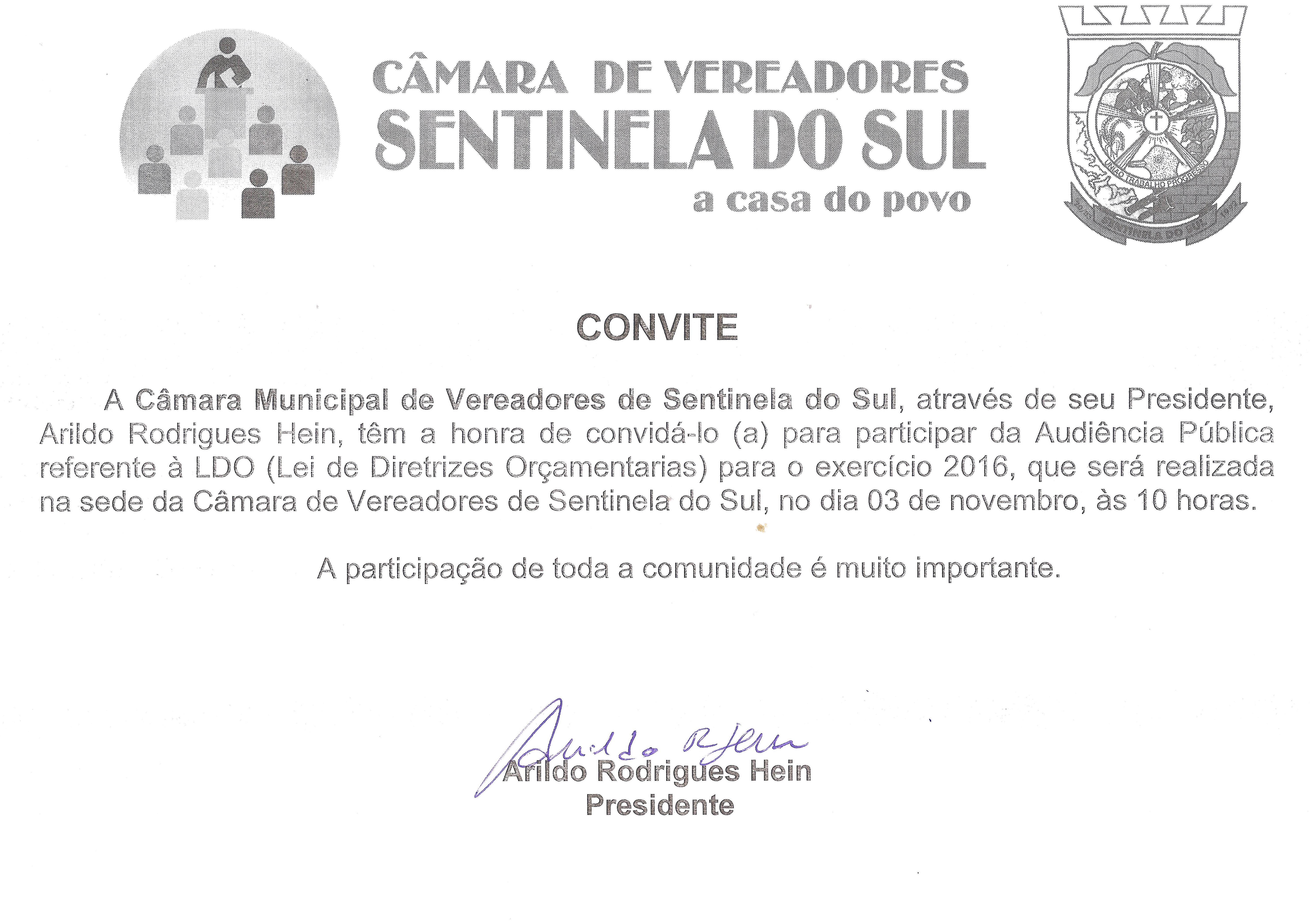 Audiência Pública - LDO 